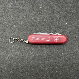 Wenger Golf Pro Swiss Army Knife Red Multi Tool Clubs Pocket Knife Excellent